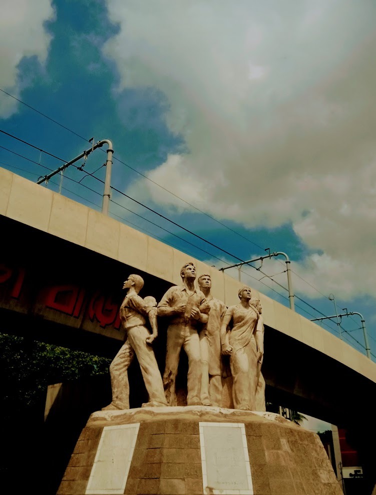 The Raju Statue in Dhaka University